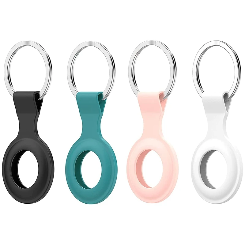 4 шт. Мягкий силиконовый чехол совместимый с airтеги портативный защитный легкий