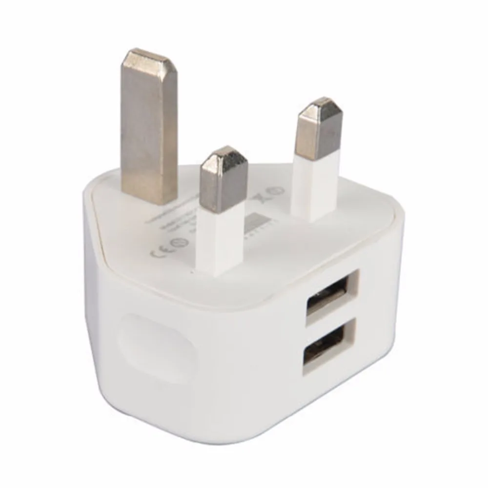 Универсальное 1/2/3-порт USB вилка стандарта Великобритании 3 Pin настенное зарядное