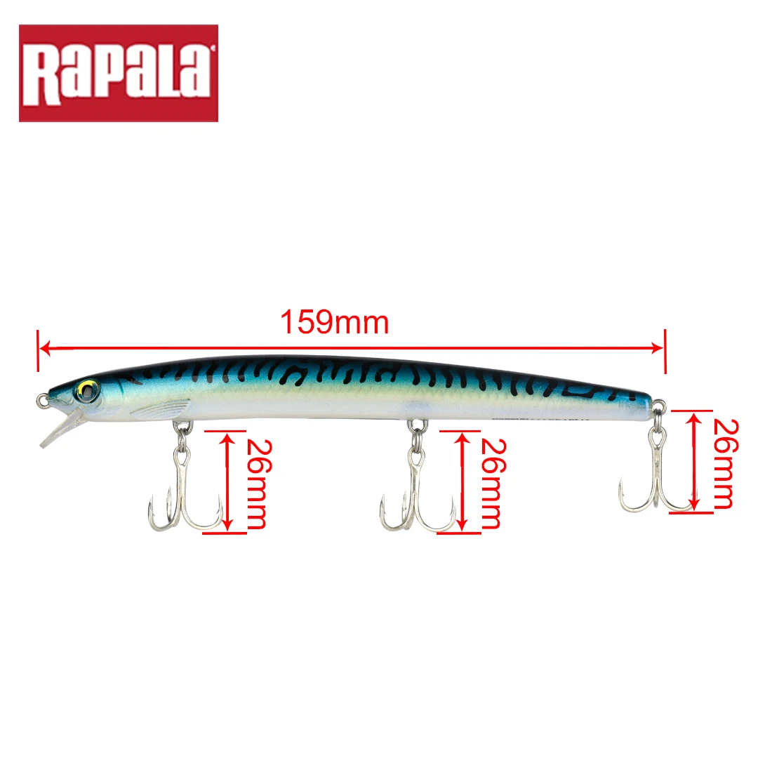Приманка рыболовная Rapala MaxRap MXR15 15 см 23 г глубина 0 3-0 9 м | Спорт и развлечения