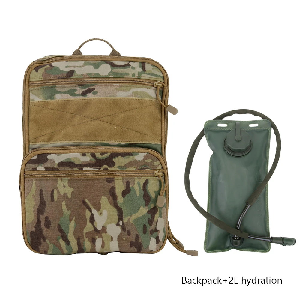 Molle военный тактический гидратационный походный рюкзак, походный нейлоновый Пейнтбольный охотничий 2л 2.5л 3л сумка для пополнения воды Hydrapak - Цвет: CP2L