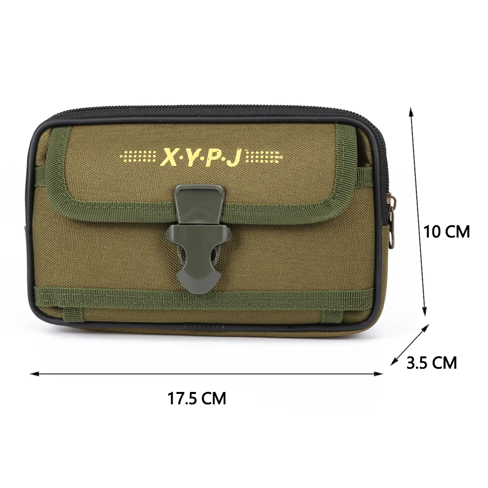 

New Arrival Canvas Mobile Phone Pockets Men's Wallet Wear Belts Bags Hanging Bags Multifunctional Purses card holder Key Box