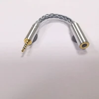 8 strand single crystal copper plated silver adapter cable 2 5 female to 3 5 male cable for zsx cca c12 v90 ba5zs10 pro zsn