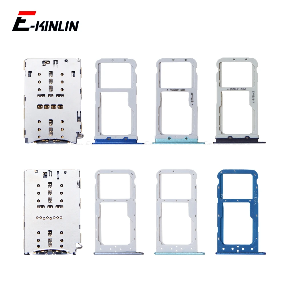 Sim Micro SD карты лоток адаптер ридер разъем контейнер держатель Разъем для HuaWei Honor 9