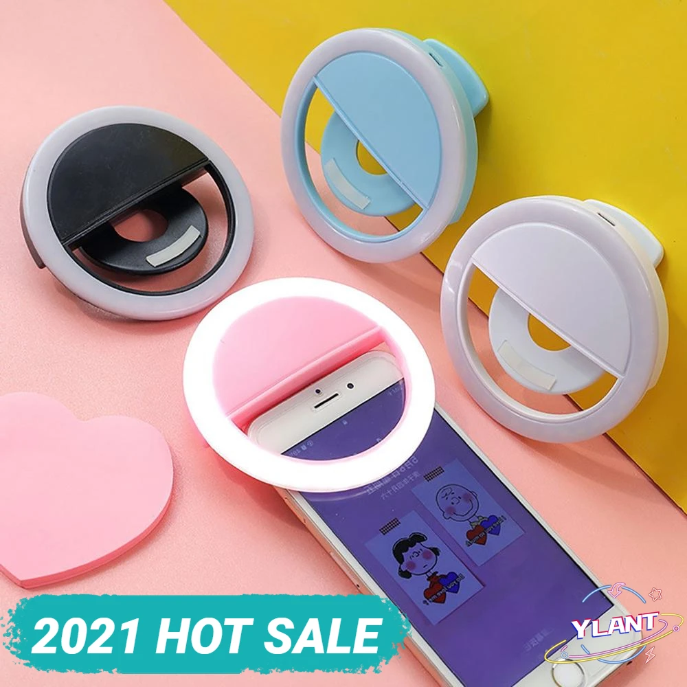 

Светодиодный светильник Ylant 2021 для селфи, новинка, светильник для макияжа, фотолампа для мобильных телефонов, светодиодный зеркальный свети...