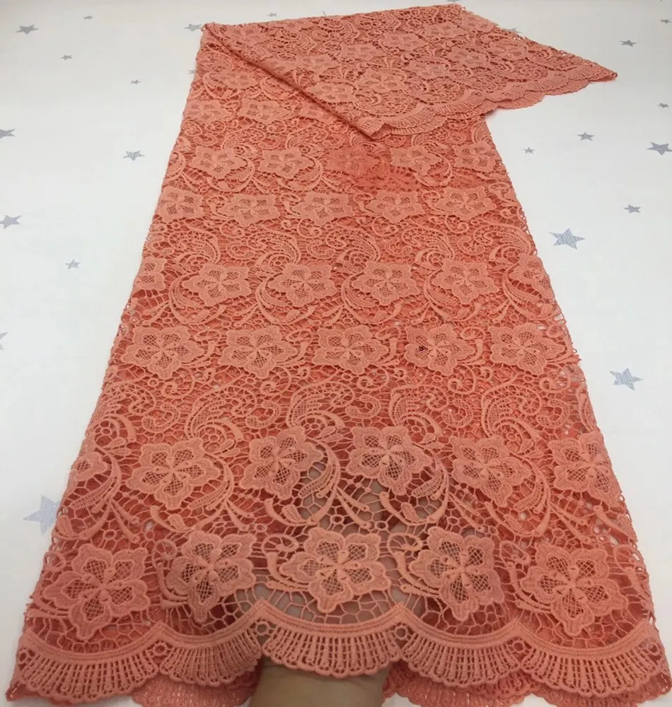 

Новое поступление, Высококачественная африканская кружевная ткань, химическое кружево, Водорастворимая гипюровая кружевная ткань для свадьбы TS9636