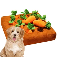 dog plush carrot toy snuffle mat dog puzzle hide seek dog plush squeaky toys dogs cats durable chew puppy toy dogs accessories