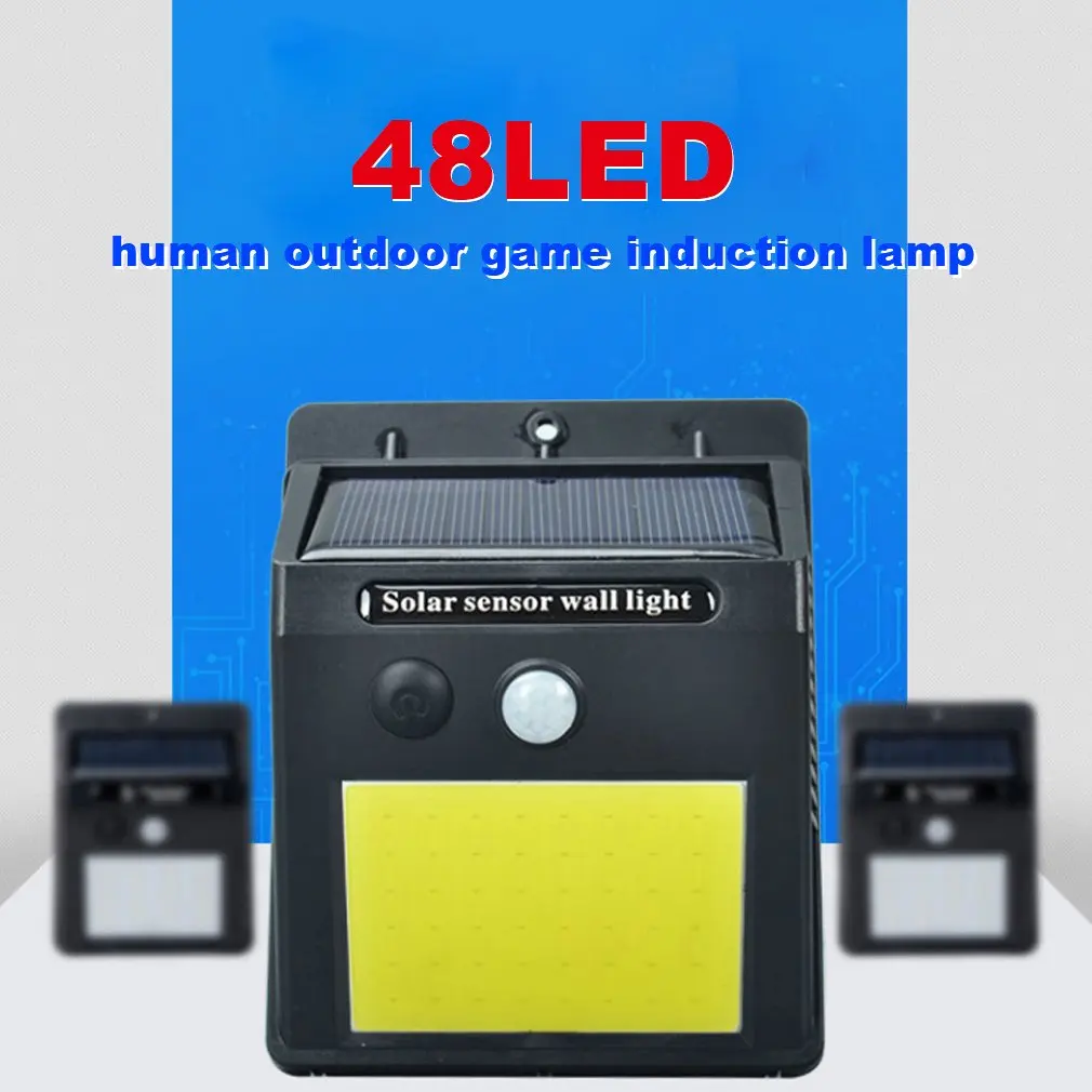 

Solar Sense Lamp Durable Practical Waterproof 48 LED Solar Power PIR Motion Sensor Garden Wall Light Outdoor Home Light