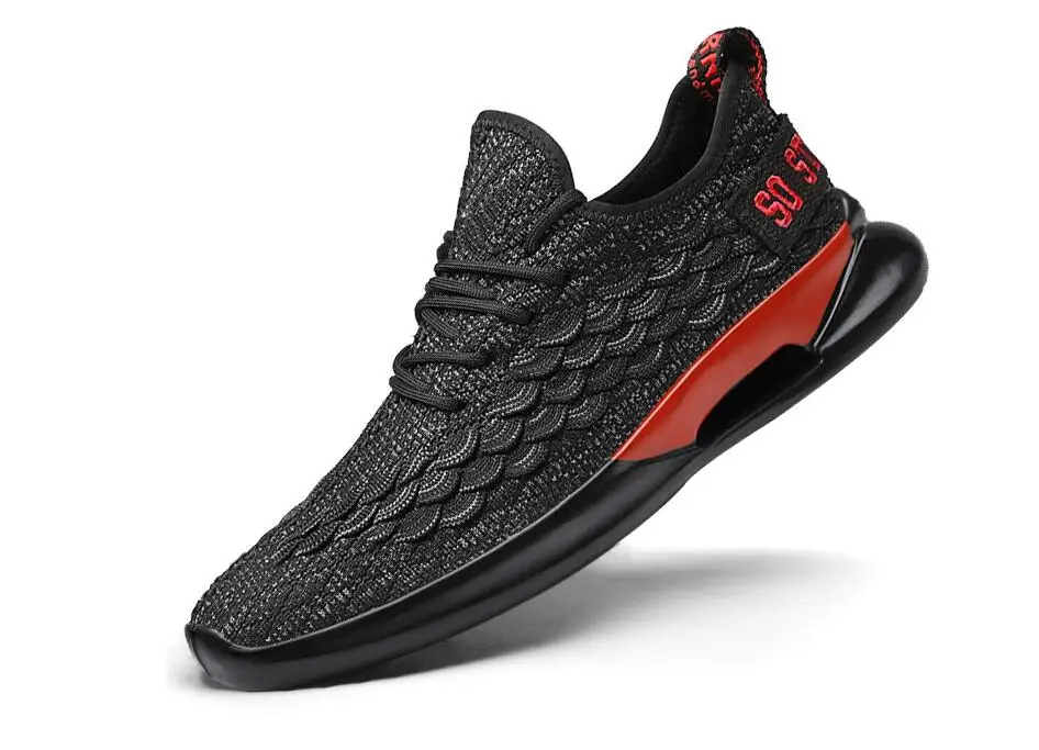 Кроссовки мужские сетчатые без шнуровки дышащие удобные лоферы Повседневная