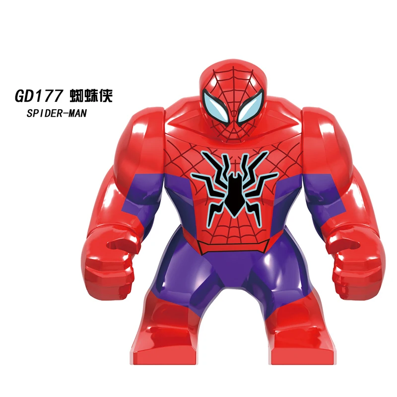 Большой размер Человек паук в стальной броне Железный человек Thanos Infinity Gauntlet Killer