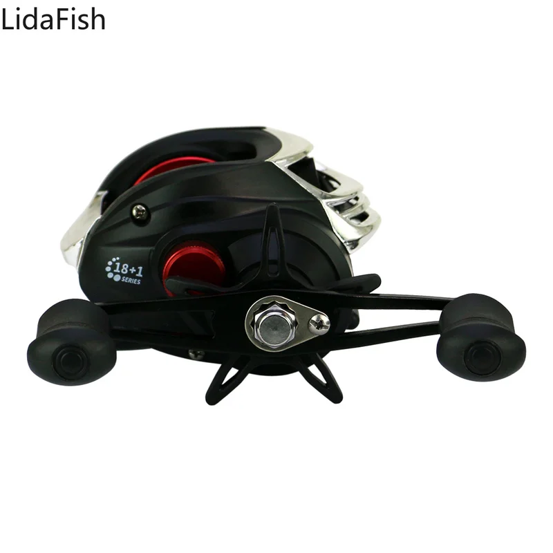 2022 new Metal Spool Baitcasting Reel 8kg Max Drag 7.2:1 High Speed Gear Ratio Saltwater Freshwater fishing wheel Fishing Reel