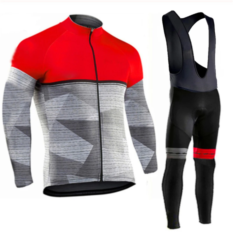 

Cycling Long Sleeve Jerseys Set Bicycle Clothing Mountain Bike Clothes Sportswear Wear Suit Free transportation