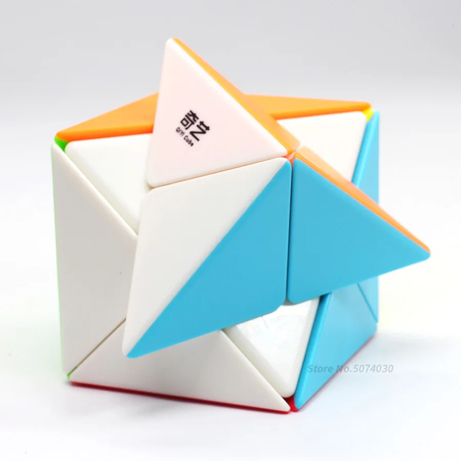 Кубик Qiyi Xcube 2x2 X кубик Cubo Magico без наклеек пазл-спекаль развивающая игрушка