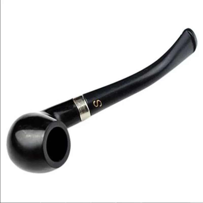 Mini Bakelite Cigar Pipes Vintage Durable Cigarette Wooden Tobacco New Black Smoking Pipe Friend Gift Men Necessary Supplies | Дом и сад