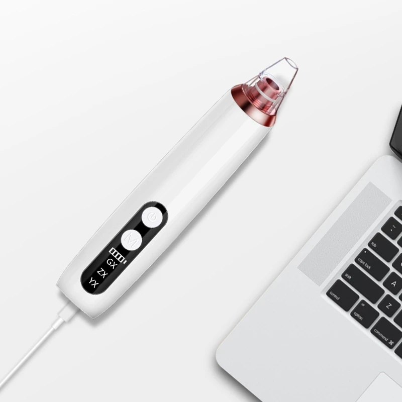 Портативный электрический пылесос для лица перезаряжаемый мини очищения пор и