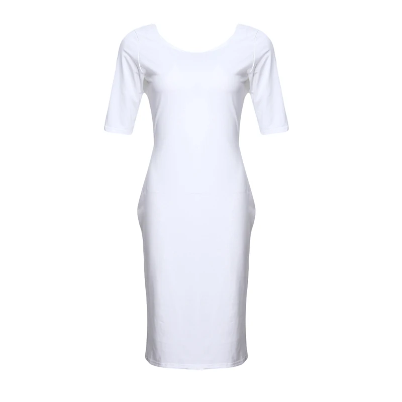 Осеннее Сексуальное Женское облегающее платье с открытой спиной вечерние