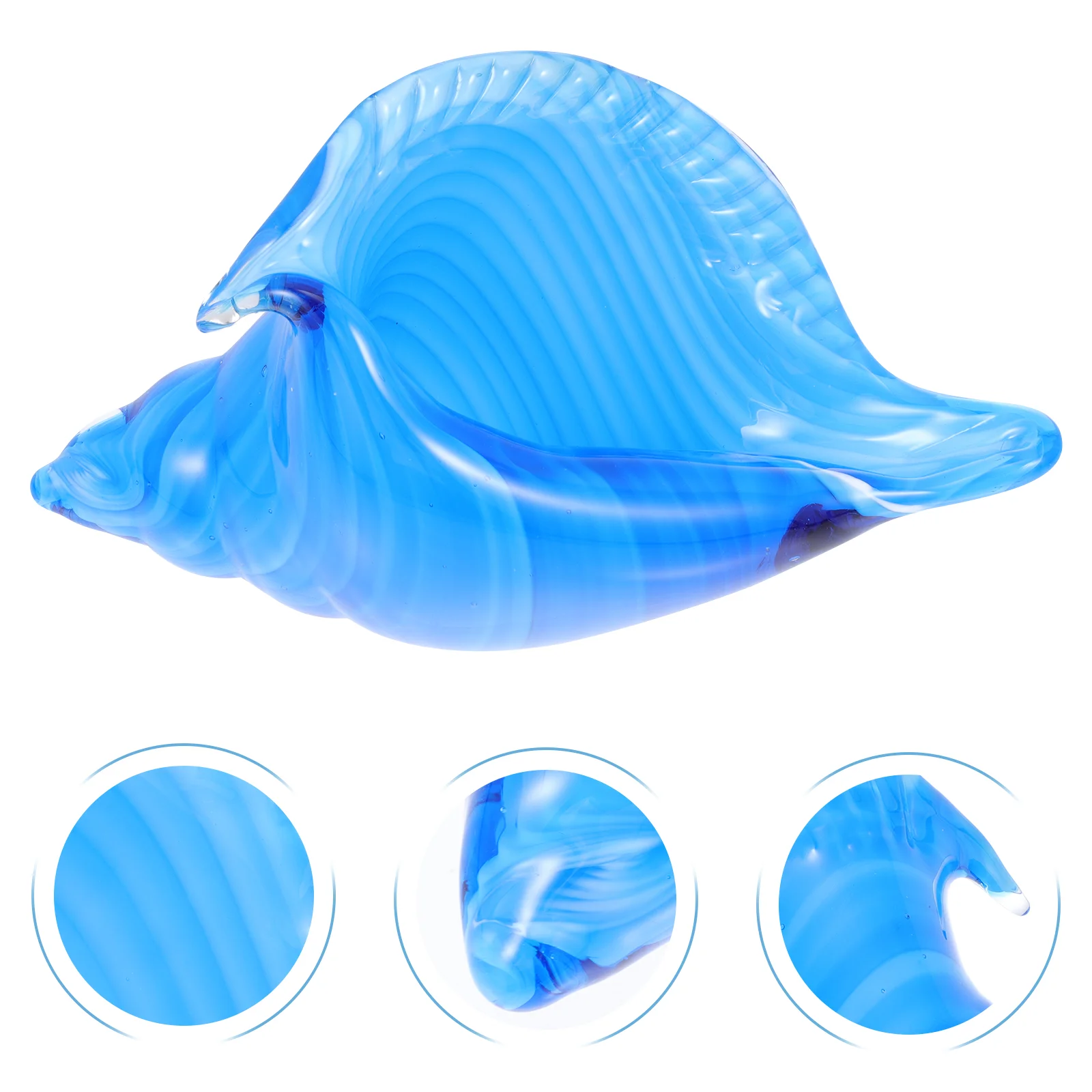 

Стеклянное украшение в виде морской улитки, украшение для новоселья, украшение для дома в виде морской улитки для друзей