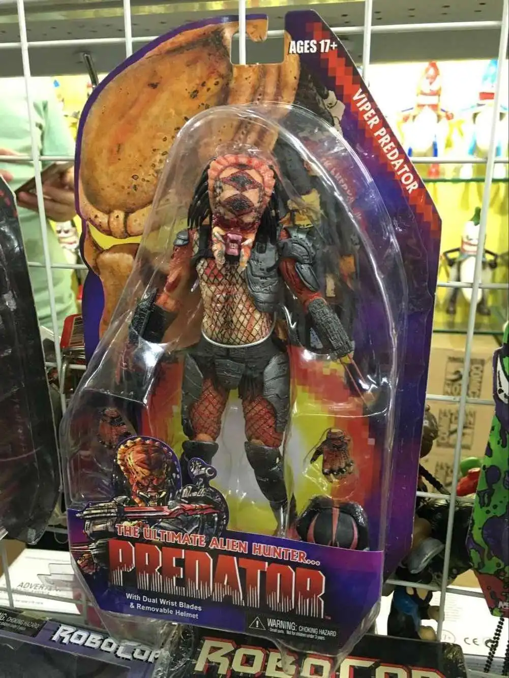Хищники от компании NECA серии 12 Enforcer The Ultimate Alien Hunter ПВХ фигурка Коллекция Модель игрушки " 18 см KT3635