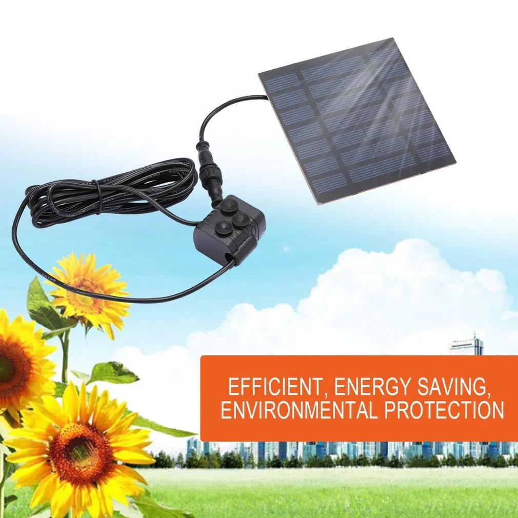 

Professional Outdoor Solar Power Water Pump Garden Sun plants watering outdoor water Fountain Pool Pump