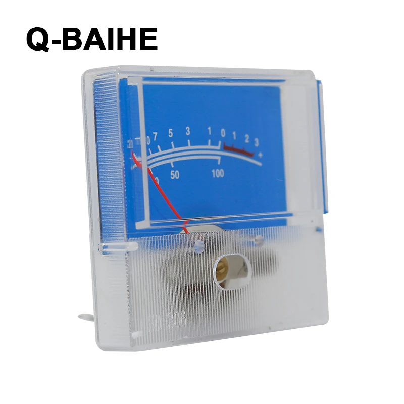 100 шт./лот панель VU Meter 250uA 650 40x40 мм без лампы синяя 20 ~ + 3 дБ SD|vu meter|panel meterpanel vu meter |