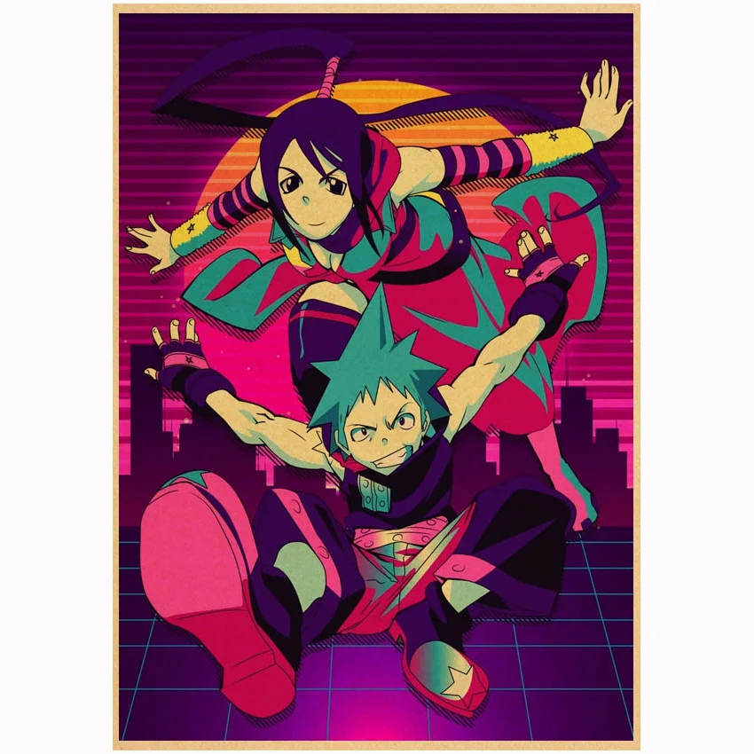 Настенная картина с рисунком Soul Eater настенные постеры картины obrobraffiche affiche islam art