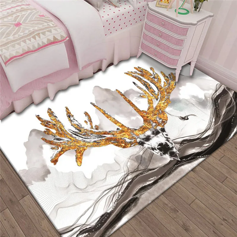 

Cartoon Rugs for Bedroom Girls Room Anti-slip Mat Washable Carpet Rug for Living Room Children Floor Rug Cute Pattern Customized