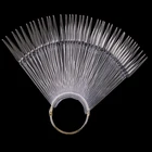 Новые Типсы для ногтей, цветная карта, Веерообразный дизайн, доска для ногтей, Ультрафиолетовый гель, украшение прозрачное натуральное кольцо, инструменты для дизайна ногтей