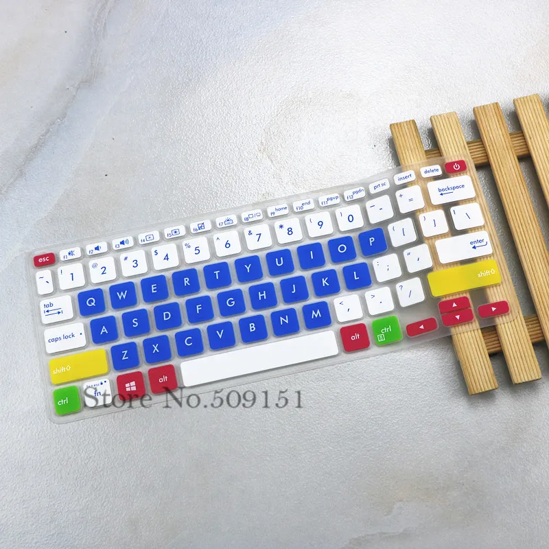 Candy blue 14 дюймов защита для клавиатуры ноутбука кожного покрова для ASUS VivoBook 14 X420UA X420 X420CA X420C X412FA x412UA X412U ADOL14FA 14" - Цвет: Candy blue