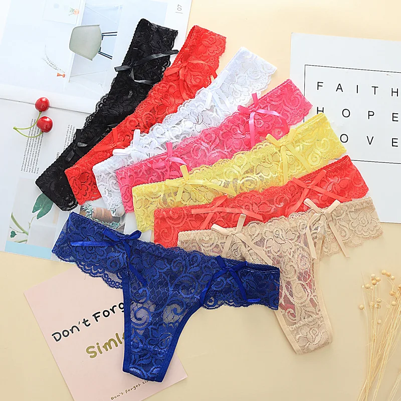 Хит сексуальные кружевные женские трусики стринги v женское нижнее белье