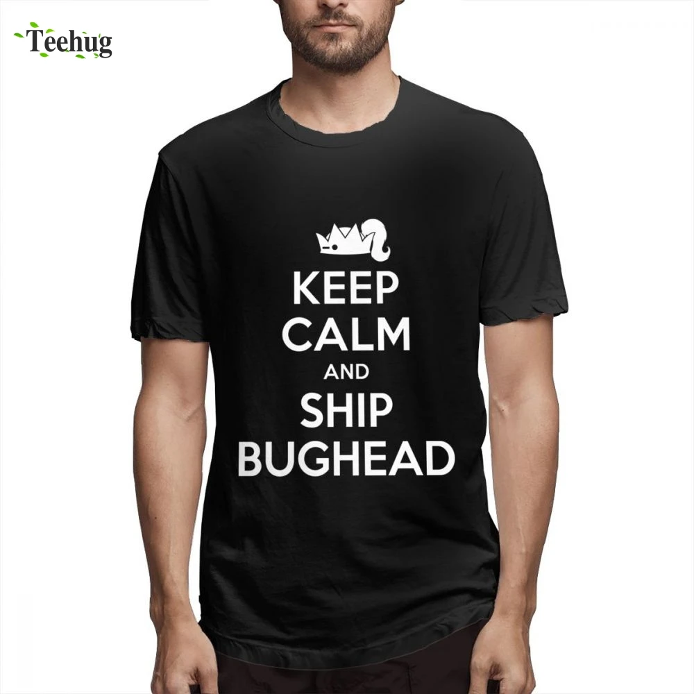 Ривердейл с надписью Keep Calm And корабль Bughead футболки мужские изготовленный на