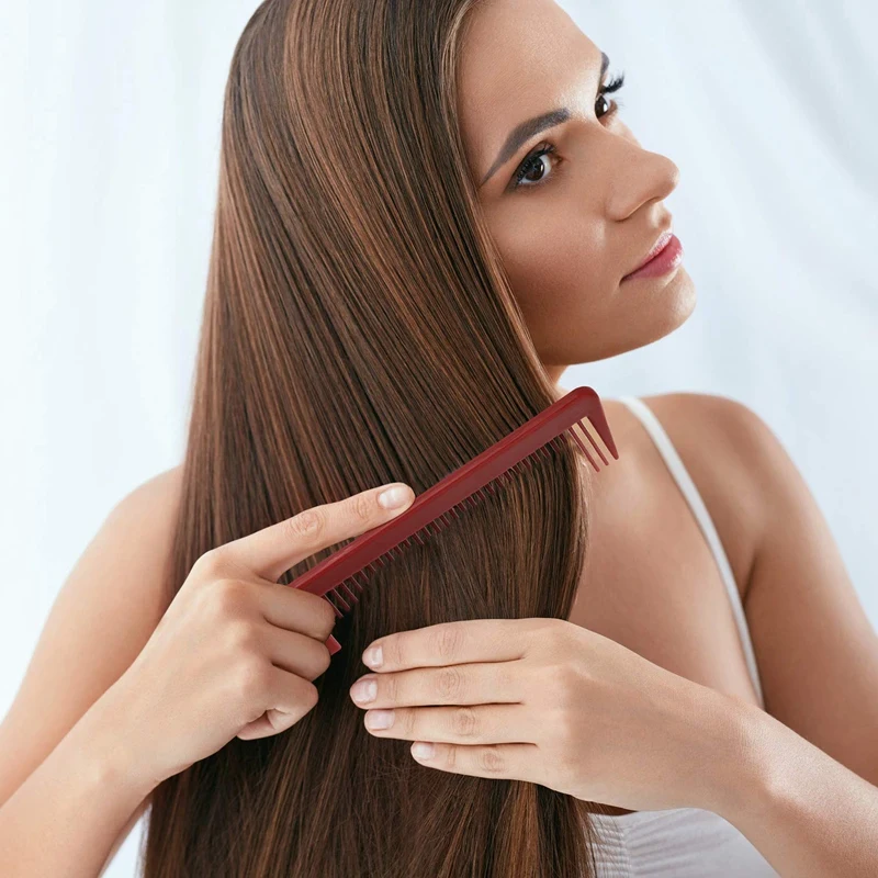 

6 Pcs Hair Cutting Comb Salon Hair Clipper Cut Comb Barber Hairdresser Hair Comb For Hair Trimming Hairbrush