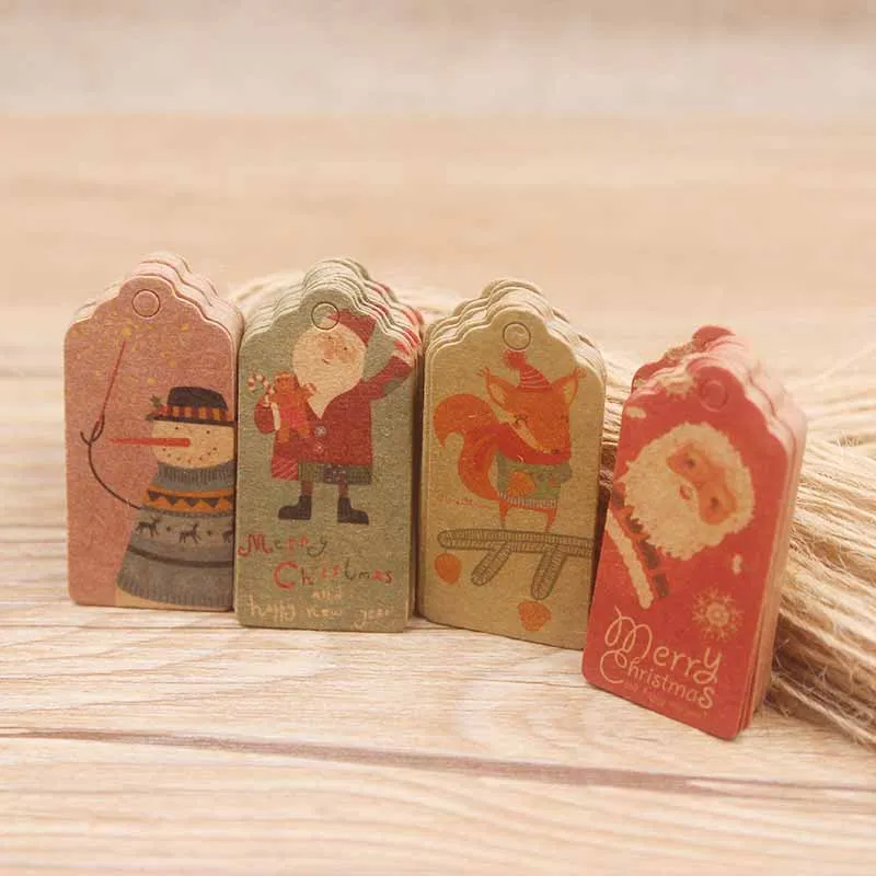 Горячая Распродажа новинка 2x4 см бирка с надписью happy brithday/merry christmas 200 шт./200 тегов