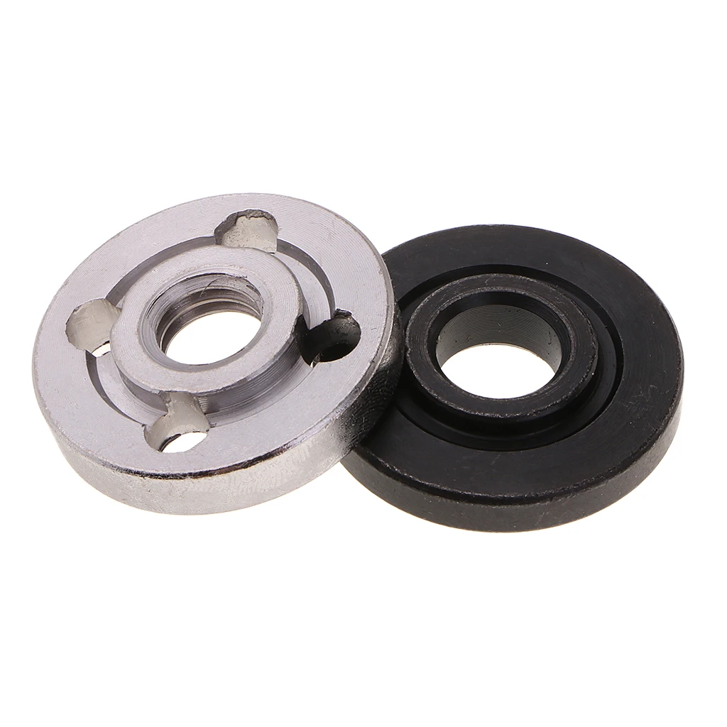 

Angle Grinder Flange Nut for 100 Angle Grinder Steel Metal Inner Outer Flange Nut Outer Dia 30mm,Inner Dia 10mm Parts (2 Set)