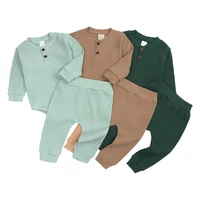 fashion casual baby boy clothes set spring newborn baby girl clothing outfits long sleeve romperpants infant clothes 9 24 month