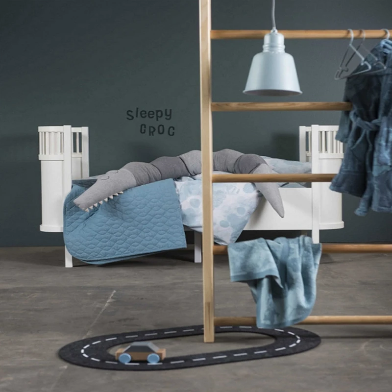 

Детский хлопковый игровой коврик из льна 03KD, коврик для ползания, напольный игровой коврик, детский игровой коврик для спальни, детский дома...