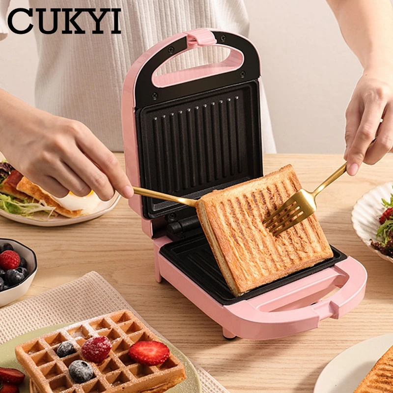 Бытовой электрический тостер CUKYI 650 Вт с двухсторонним подогревом аппарат для