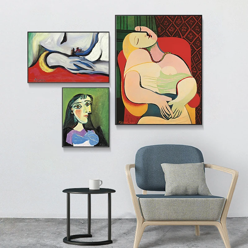 Абстрактные картины Пикассо женские на холсте стену для гостиной домашний декор