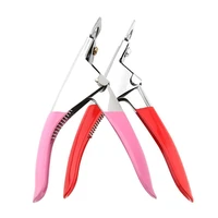 professional nail diy french pro nail clippers cutter fake acrylic manicure art u shaped scissors nail art tools
