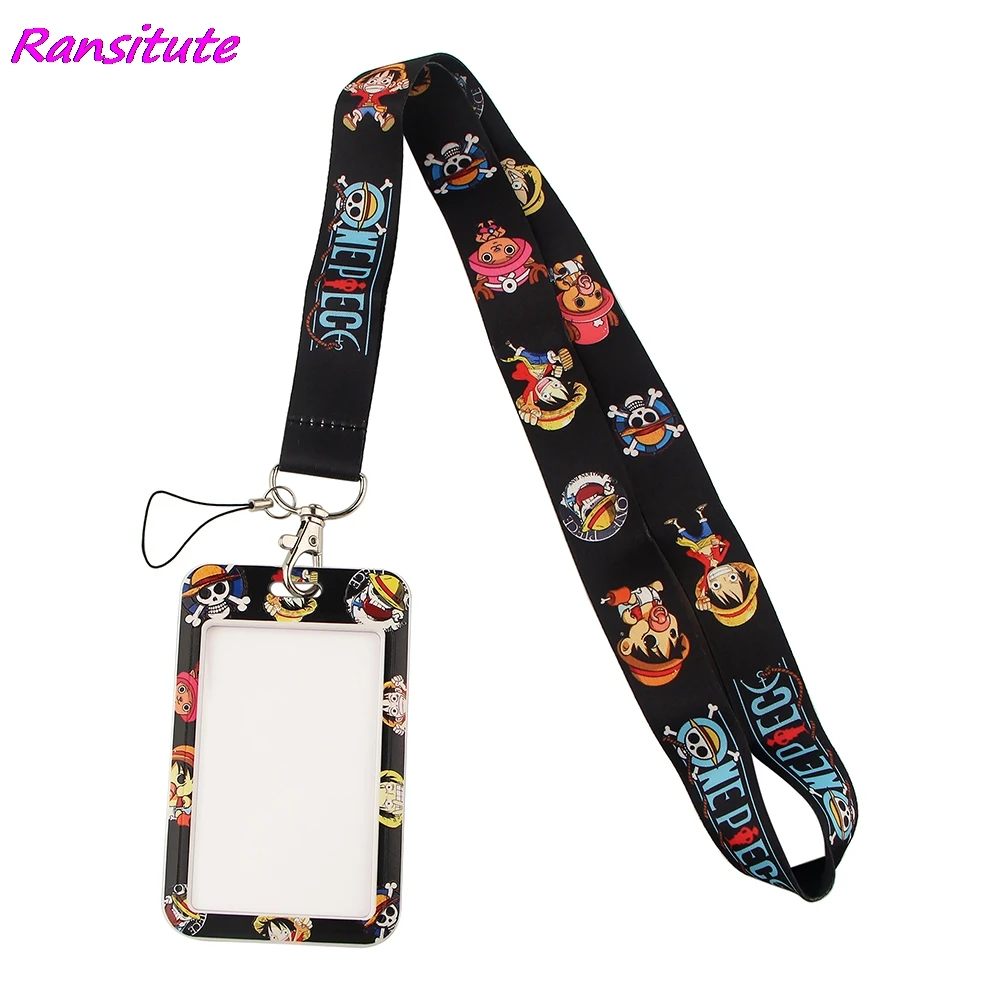 Ransitute R1696 для мальчиков с рисунками аниме пират ремешок держатель карт студентов