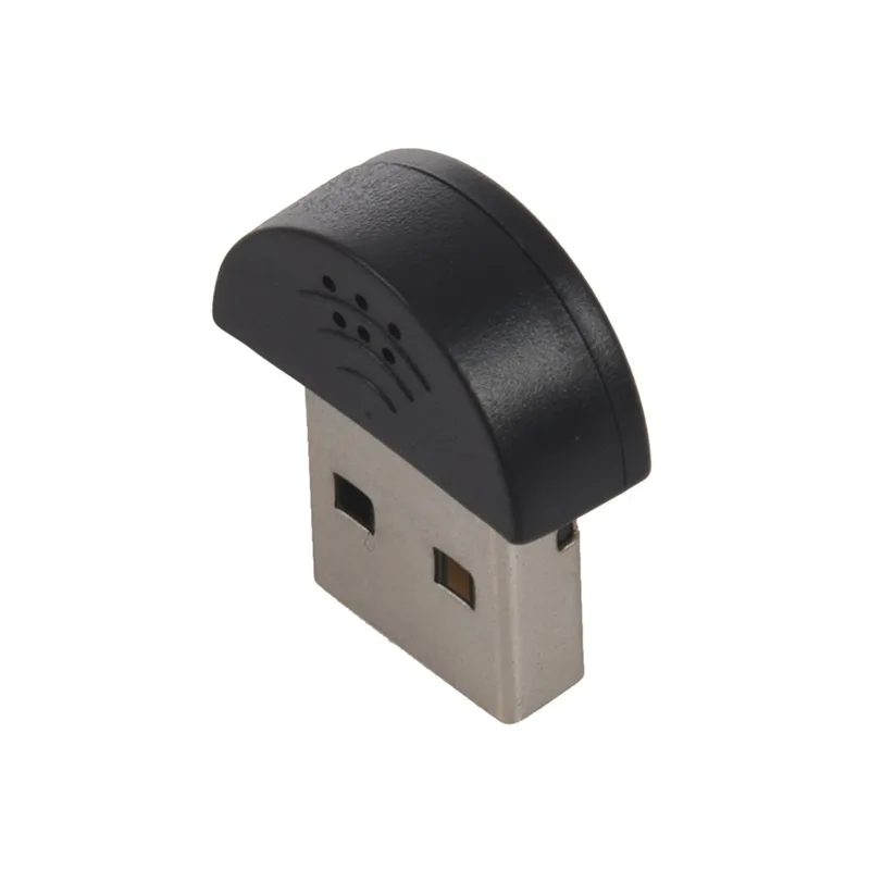 Usb-штекер мини студия Речь микрофон Запись аудио адаптер для портативных ПК