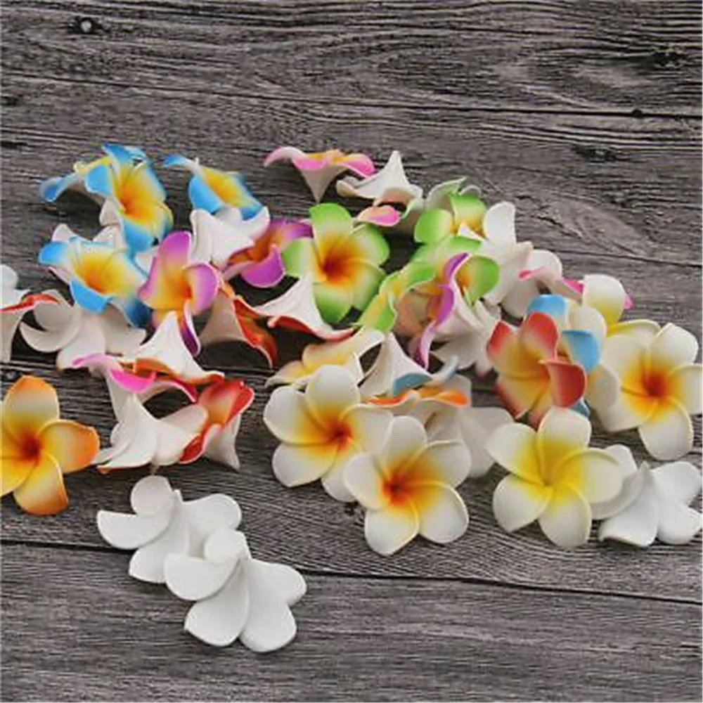 10 шт. 5/7/9 см пенопластовые гавайские пляжные цветы для свадебной вечеринки