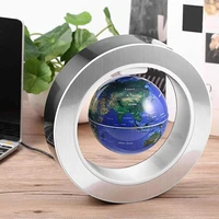magnetic levitation world map with constellation led light globe 2 in 1 anti gravity floating in the air decoration gadget