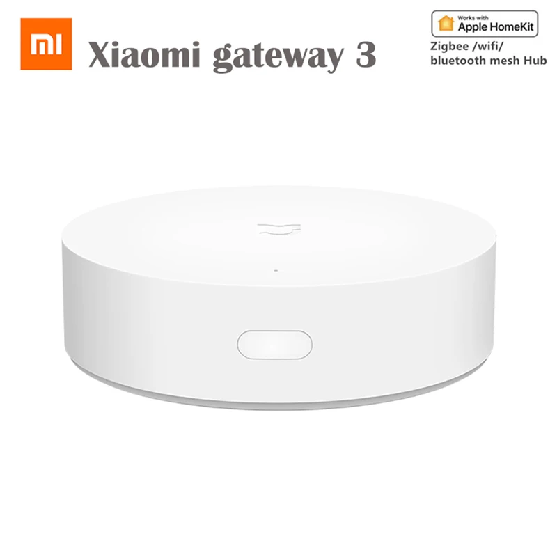 Шлюз Xiaomi Smart Home Gateway 3 многорежимный сетевой хаб ZigBee с Wi-Fi Bluetooth работает