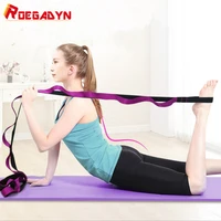 roegadyn nylon durable yoga resistance bands fitness slim body bandas elasticas fitness back training fabric resistance bands