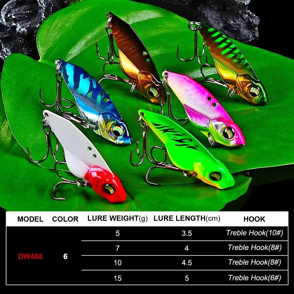 1 шт., металлическая Приманка VIB Blade, 5 г, 7 г, 10 г, 15 г, 3D глаза, карандаш, ложка, Спиннер, балансир, жесткая приманка для рыбалки, рыболовные снасти с крюком