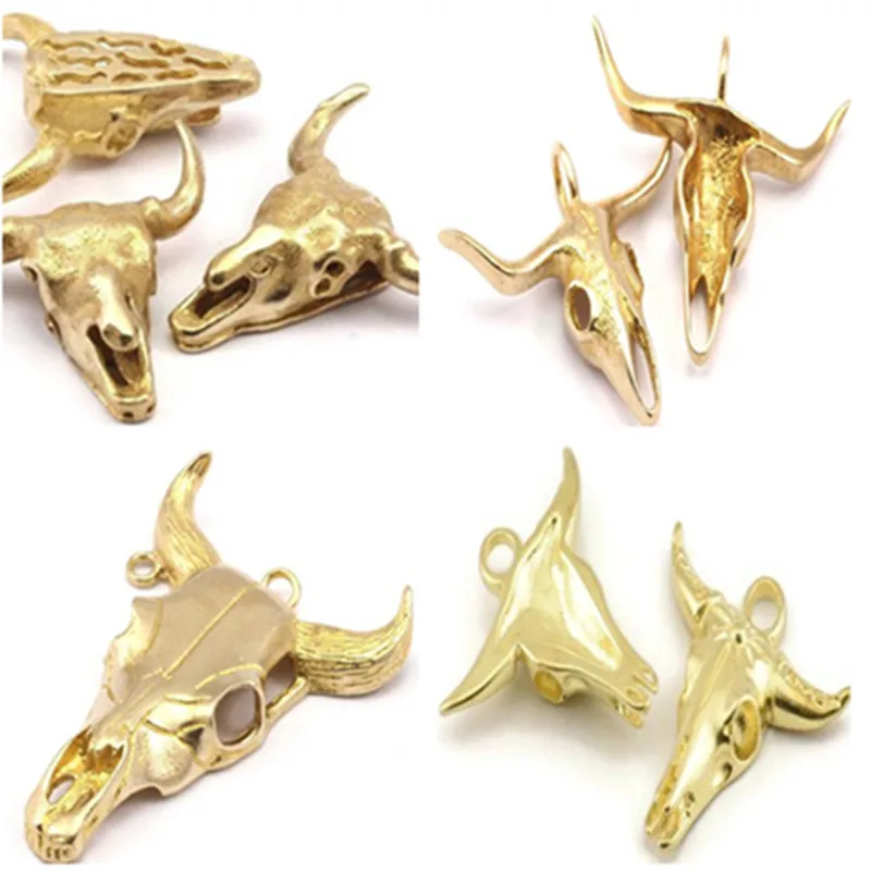 

Raw Brass Ox Head Skull N151.N149.N1210.N403.N150.