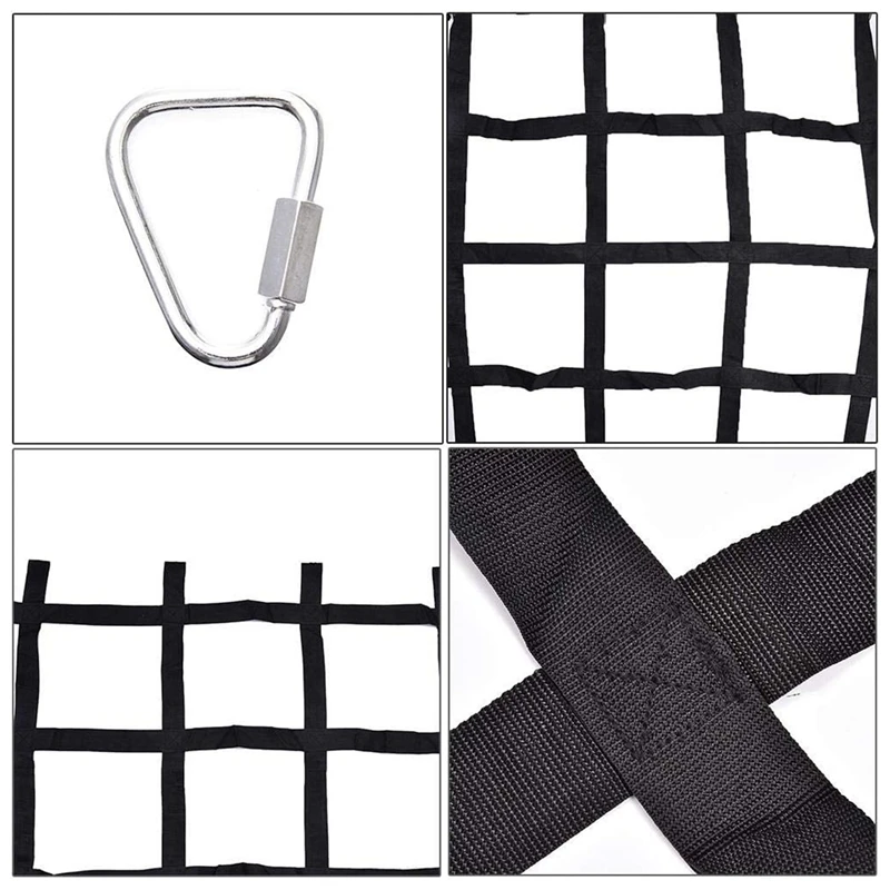

Indoor Outdoor Climbing Net Playground Freight Net-Swing Climbing Net-Children Climbing Net (90 Inches x 48 Inches)