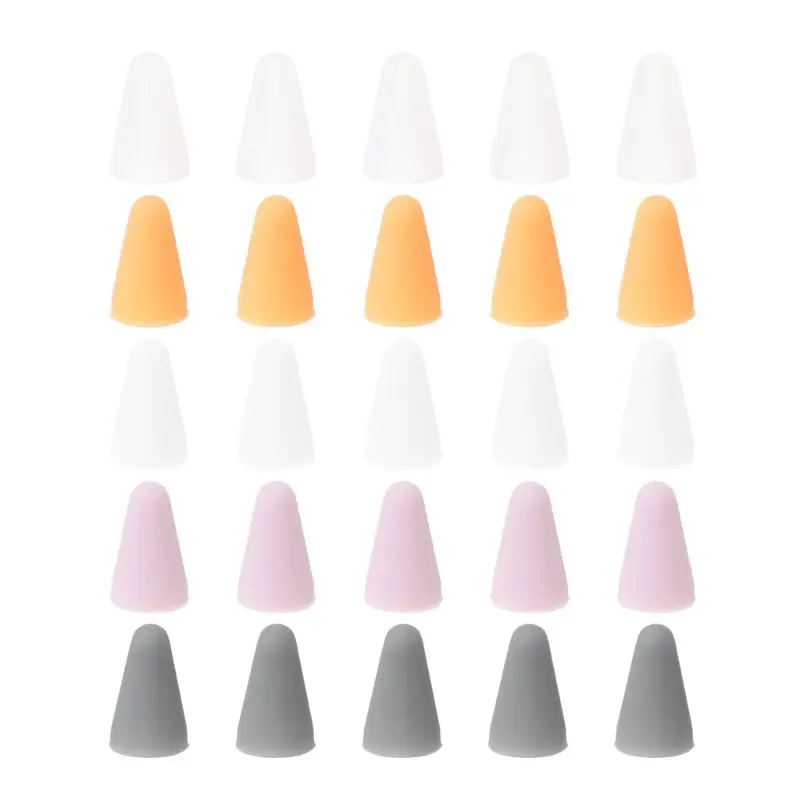 5 шт. бесшумный силиконовый сменный наконечник для чехла чехол Apple Pencil 1 й 2 стилус