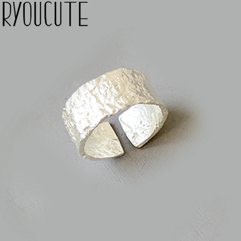 Богемные этнические серебряные кольца неправильной геометрической формы для