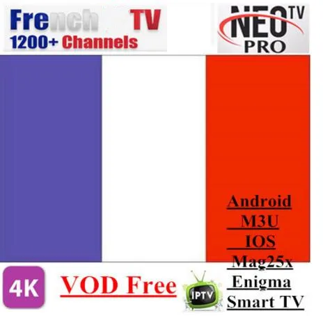 Акция Neo tv pro 1700+ Live tv 10000 VOD французский бельгийский Morocca арабский Великобритания США Европа Смарт ТВ