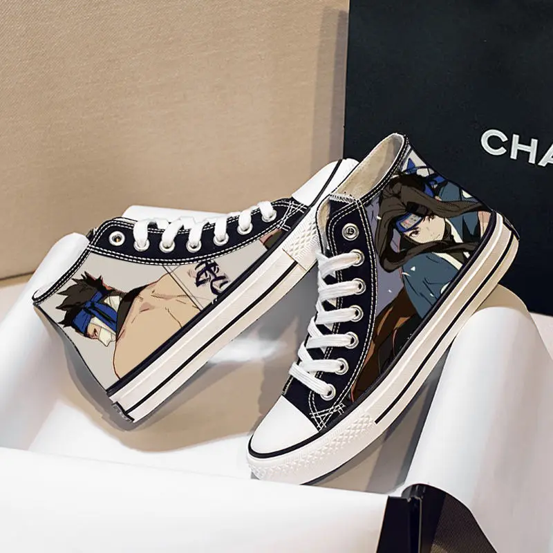 

Кеды Sasuke мужские с вулканизированной подошвой, аниме Текстильные кроссовки, Гаара, Мадара, боль в школе и на свежем воздухе, для путешествий